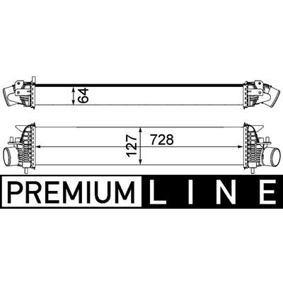 Turbo Radyatörü  Nissan Murano (Z51)(06.2008->)  MAHLE CI 318 000P