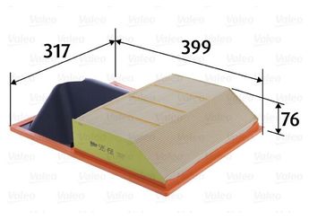 Hava Filtresi  VALEO 585458  5801317097