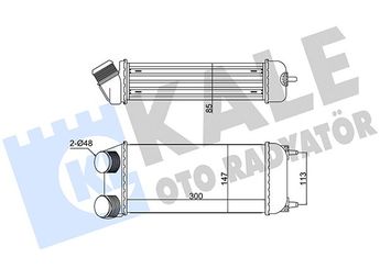 Turbo Radyatörü  VEKA 42-3316  384H1 0384.H1