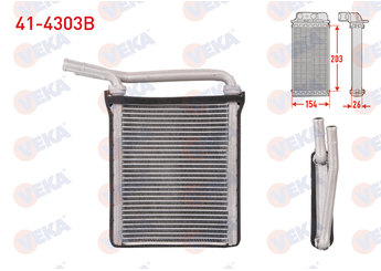 Kalorifer Radyatörü  VEKA 41-4303B  8710702150 8710742170 87107-02150 87107-42170