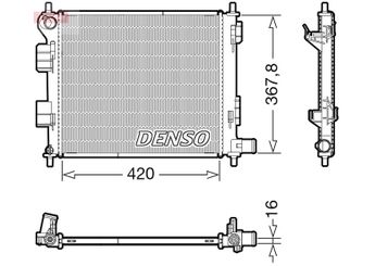 Su Radyatörü  DENSO DRM41022  DRM41022 25310B9000