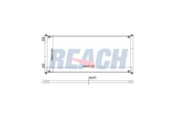 Klima Radyatörü  Ford Transit P.Van Orta boy Şasi (FY)(2000->)  VEKA 43-1916