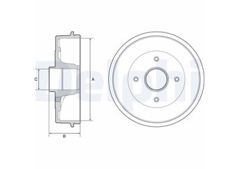 Kampana Arka Sağ veya Sol DELPHI BFR538  432029521R 432006468R 432020717R 432027346R 432035124R 432037563R 432039745R 8200672836
