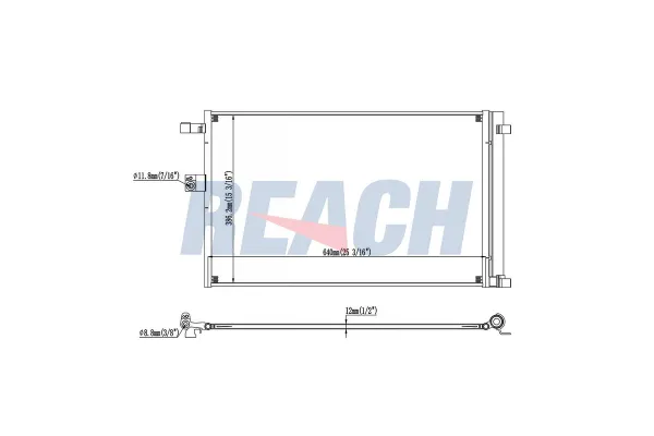 Klima Radyatörü  BMW X6 Serisi (G06N)(04.2023->)  NRF 350462