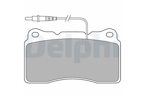 Fren Disk Balata Ön Fiat Ulysse (179)(09.2002->)  DELPHI LP1516