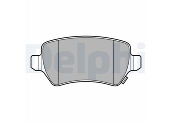 Fren Disk Balata Arka DELPHI LP3615   58302A2A30