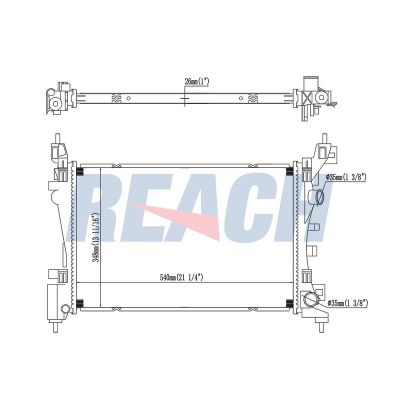 Su Radyatörü  Opel Corsa D (2006->)  MAHER 14689