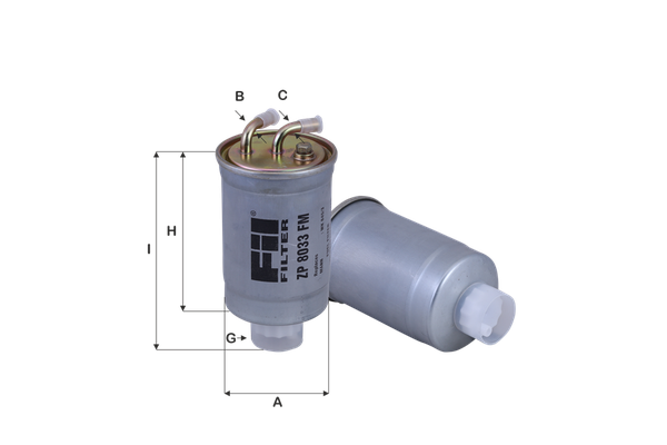 Yakıt Filtresi  Ford Escort Express (1995->)  FIL FILTRE ZP 8033 FM