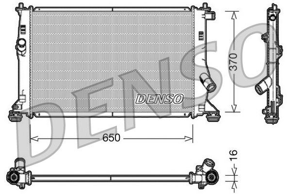 Su Radyatörü  DENSO DRM10076