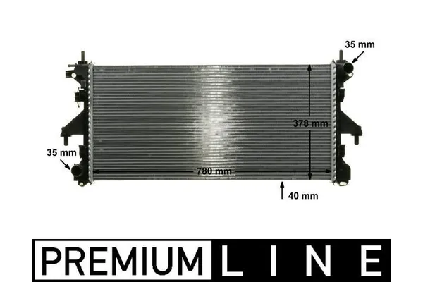 Su Radyatörü  Peugeot Boxer (330/333/335/435) P.Van (H2) Aks:3450mm (2007->)  MAHLE CR 887 000P