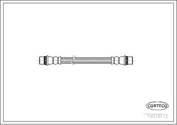 Fren Hortumu Arka Sağ veya Sol MGA 51234  8200052863 7700804814 7704003922