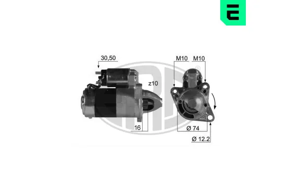 Marş Dinamosu  Kia Shuma II (SPT)(2000->)  ERA 220199A