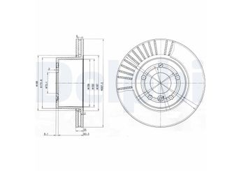 Fren Disk Ayna Ön Sağ ve Sol DELPHI BG3737  ANR4582 SDB000380