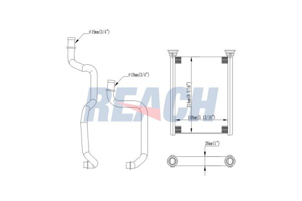 Kalorifer Radyatörü  MOTORTEC RNT0525