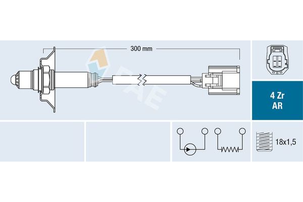 Oksijen (Lambda) Sensörü  NGK 91485