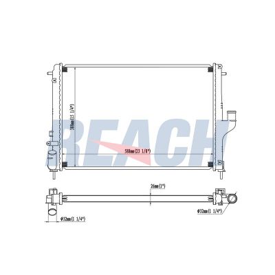 Su Radyatörü  Dacia Sandero (06.2008->)  MOTRIO 214100598