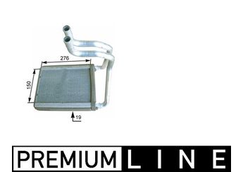 Kalorifer Radyatörü  MAHLE AH 175 000P  971382E100