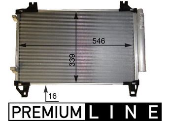 Klima Radyatörü  MAHLE AC 800 000P  8846052130 8846052090 8846052110