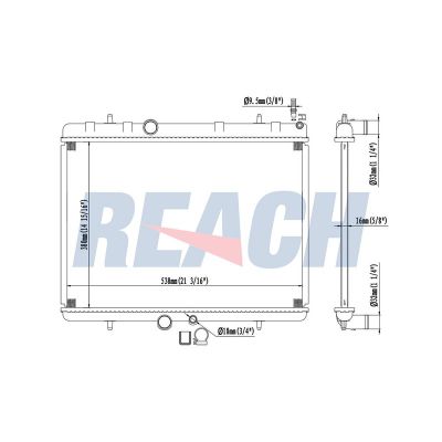 Su Radyatörü  Peugeot 308 CC Cabrio-Coupe (03.2009->)  BSG 95-520-008