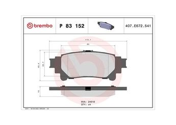 Fren Disk Balata Arka MAGNETI MARELLI 363700483152  6450S0AJ10 446647051 0446647051 44660E010 044660E010 446648130 0446648130 446648140 0446648140 446647070 0446647070 446647071 0446647071 44664813079 044664813079 446652180 0446652180 44660K010 044660K010 446622220 0446622220 446647093 0446647093 446647140 0446647140 4466WY040 04466WY040 44660E040 044660E040