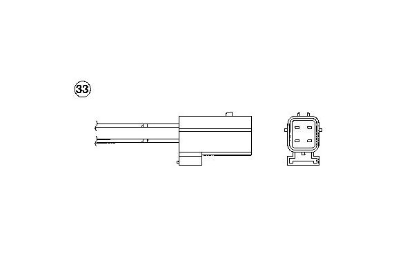 Oksijen (Lambda) Sensörü  MG Rover Rover 400 (RT)(1995->)  NGK 0430