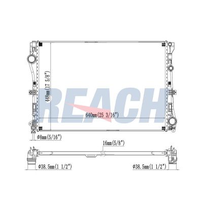Su Radyatörü  Mercedes C -Serisi Sedan (BM 205)(03.2014->)  HYUNDAI ORJINAL 25310Q0300