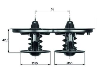 Termostat 80 °C  MAHLE TX 32 80D  1347594 1404925 1 347 594 1 404 925