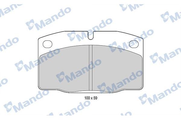 Fren Disk Balata Ön Opel Kadett E Combo/ Cabriolet (1984->)  MANDO MBF015067