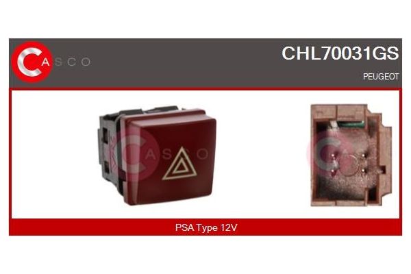 Dörtlü Flaşör Düğmesi  PSA ORJINAL 6554RQ