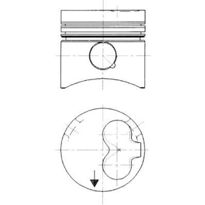Piston (76.51MM-STD)  KING PISTON 18-7050760