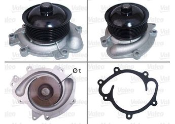 Devirdaim Su Pompası  VALEO 506980  A6422002201 5175580AA 5175 580AA 68087367AA 68087 367AA 68087367AB 68087 367AB 64220001701 6422000701 6422001301 6422001701 6422002201 A642200220180