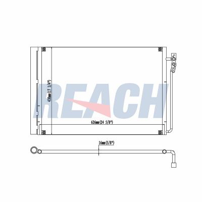 Klima Radyatörü  VEKA 43-2602