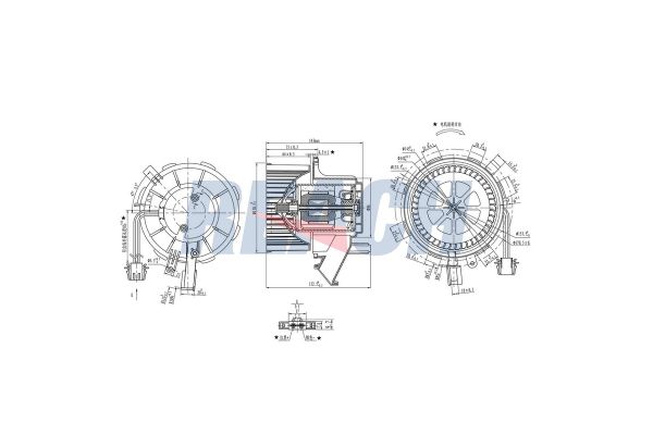 Kalorifer Motoru  Audi Q5 (8R)(11.2008->)  KRAFTVOLL 08130084