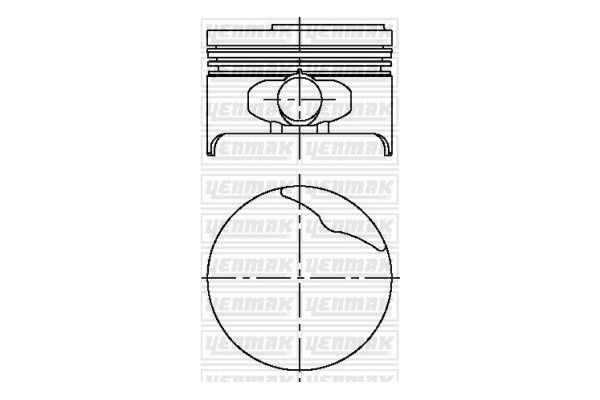 Piston (79.50MM-STD)  GOETZE 87-71857-STD