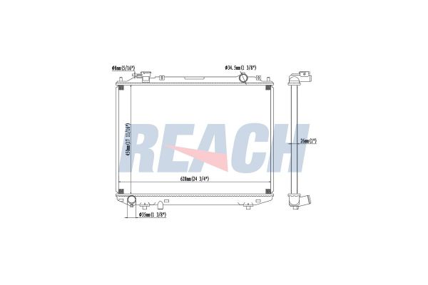 Su Radyatörü  FORD ORJINAL 91CT8005C1D