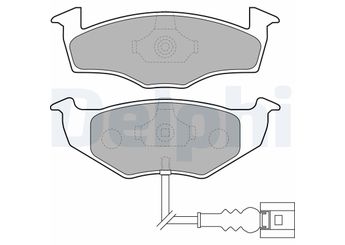 Fren Disk Balata Ön DELPHI LP1709  6Q0698151B 6Q0 698 151B