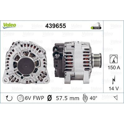 Alternatör  VALEO 439655
