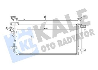 Klima Radyatörü  KALE 345325  20874703 42458588 4818691