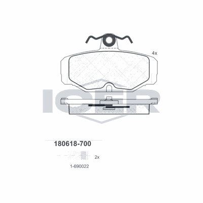 Fren Disk Balata Ön Ford Sierra S.Wagon (1987->)  FORD ORJINAL ME87GX2M008BB