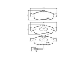 Fren Disk Balata Ön MAGNETI MARELLI 363700424034  1022079 1073732 1079348 1095202 1096940 1130758 1145455 1521325 5029148 6827586 6877837 6882582 7261715 93BB2K021FB 93BX2K021BA 93BX2K021FB 93GB2K021AB 93GB2K021AC 94GB2K021AA 94GB2K021AB 97BG2K021AA 97BG2K021AB 97BX2K021AA 97BX2K021AB 97BX2K021AC ME97BX2K021AD 2S8Z2001AA XS8Z2001AA XS8Z2001DA