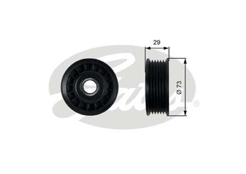 Vantilatör Kayış Gergi Rulmanı  GATES T36398  1450947 1465253 1555720 5M5Q19A216DC 5M5Q6C344AA 5M5Q8680AC 31272239