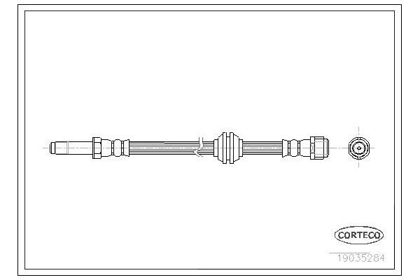 Fren Hortumu Ön Sağ veya Sol OSSCA 0925