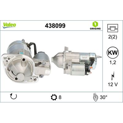 Marş Dinamosu  Hyundai Santa Fe (SM)(2001->)  VALEO 438099