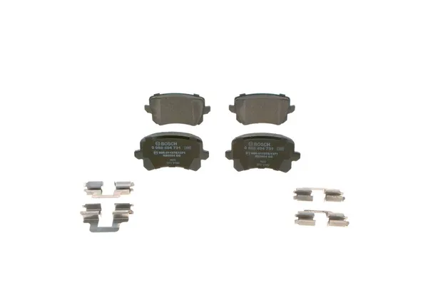 Fren Disk Balata Arka Audi Q3 (8UB)(06.2011->)  BOSCH 0 986 494 731