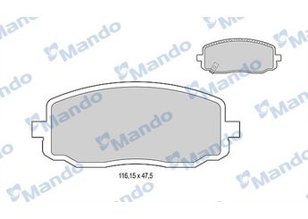 Fren Disk Balata Ön MANDO MBF015216  MBF015216 5810107A00 58101-07A00 581010XA01 58101-0XA01 581010XA10 58101-0XA10 5810107A10 58101-07A10 5810107A20 58101-07A20