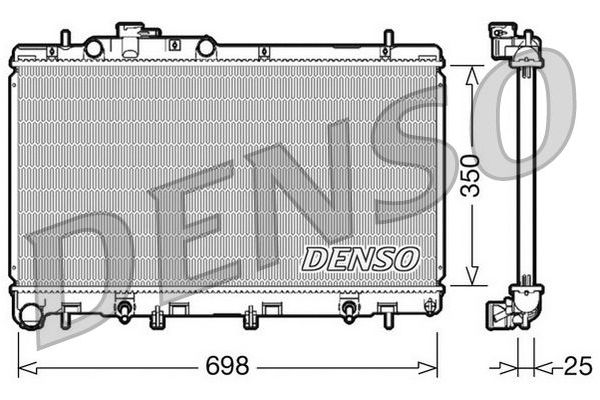 Su Radyatörü  DENSO DRM36011