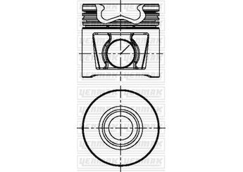 Piston (88.00MM-0.60)  YENMAK 31-04831-060  2995562 504087669 504087670 504087672 2992543