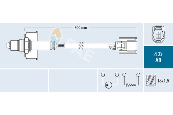 Oksijen (Lambda) Sensörü  FAE 75644