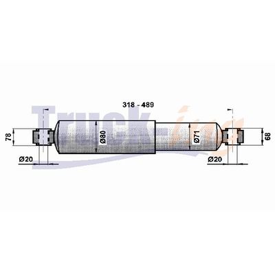 Amortisör Arka Sağ veya Sol MAYSAN MANDO H6885526