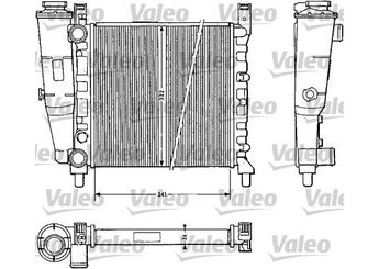 Su Radyatörü  VALEO 811385  1300299 7559876 7739941